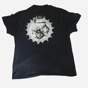 mens retro 90s black‎ patachou graphic tee size medium